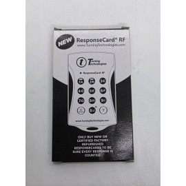 Turning Technologies  New TURNING TECHNOLOGIES RESPONSE CARD RF LCD RCRF-03 CLICKER REMOTE
