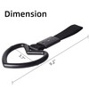 EIOUMAX JDM Heart Shaped Car Handle Straps,Rear Bumper Warning Rings