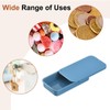 uxcell 4 Pcs Metal Tin Box Container, 2.4x1.3x0.4 Inch Slide