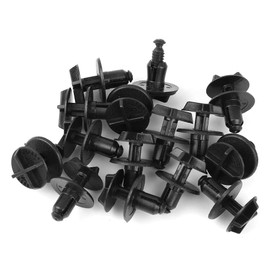 15pcs Plastic Rivet Bumper Fastener Clips Push-Type Retainer for F-150 for Fusion W705957-S300