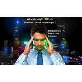 LightDims Customizable Dimming Sheets (2 Sheets) Medium Strength Dims 20-40% of Light, Extra Large Size 8”x10” Retail Packaging