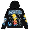 Boys Bart Simpson Hoodie and Jogger Sweatpants Clothing Set- Little