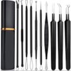pimple popper tool- NOBLEDUCHESS 10 Pcs Professional Pimple Comedone Extractor