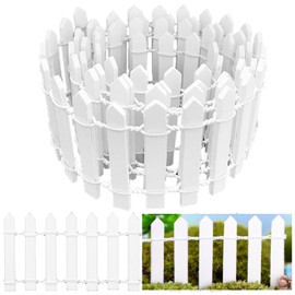 Miniature Fairy Garden Fence 35 Inches,Fairy Garden Accessories Outdoor Wood Picket Fence,DIY Flowerpot Decoration DIY Wood Picket Fence, Miniature Garden Decoration Mini Ornament for Dollhouse