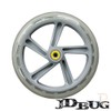 JD Bug 200mm Wheel inc Bearings (Unit) (Clear)
