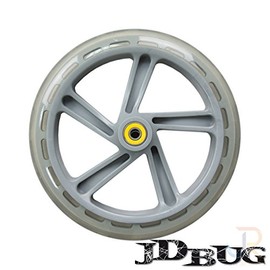 JD Bug 200mm Wheel inc Bearings (Unit) (Clear)