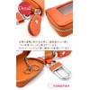 TOMOTHY Smart Key Case with Window, Clear Window, Leather, Single