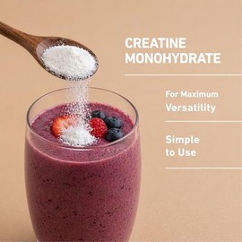 Isopure 100% Pura Creatina Monohidrato en Polvo, Sin Azúcar, Sin Sabor, 5g de Creatina Monohidrato Por Porción, 1.1 Libras, 100 Porciones (El Embalaje