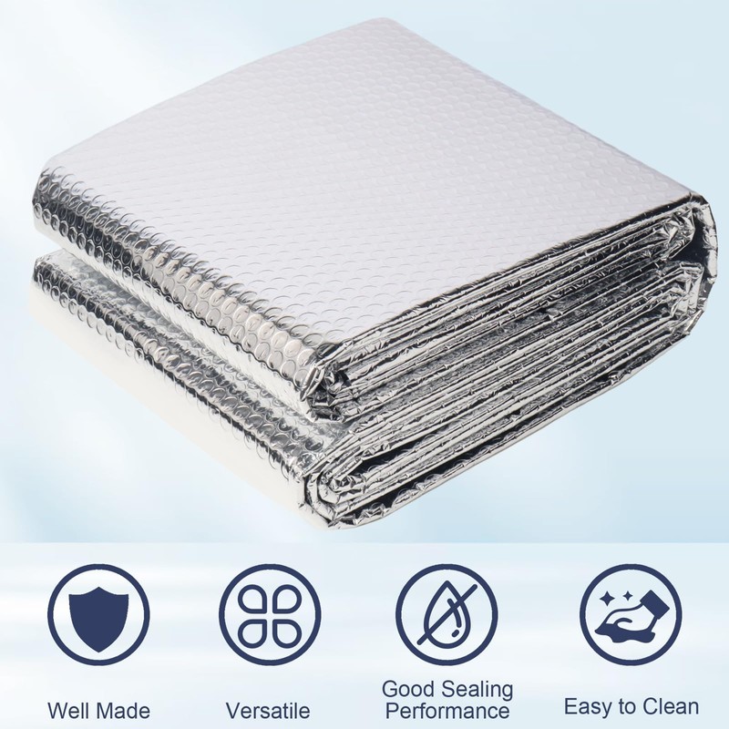 Double Reflective Bubble Foil Insulation Foam, 23.6 in x 25.3