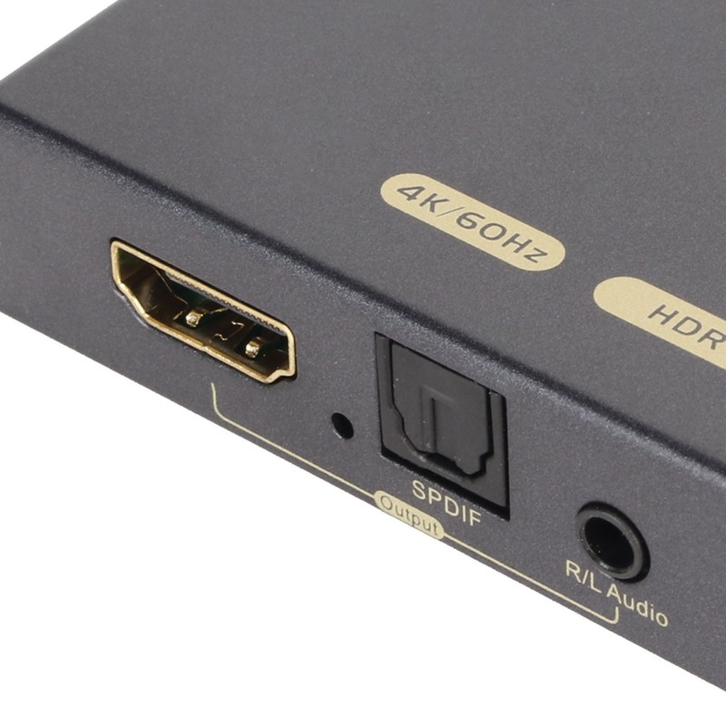 HD Multimedia Interface Sound Extractor Version 2.0 4K 60Hz Optical