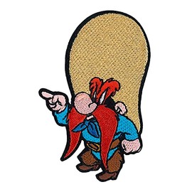C&D Visionary Looney Tunes Yosemite Sam Patch, Yellow, Blue