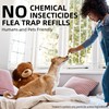 Kiwinurse Flea Trap Refills Glue Boards for UVLA1005, Upgraded Super