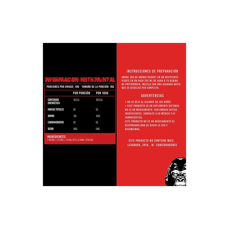Aminoácidos Strong Protein 1kg Prentreno Varios Sabores