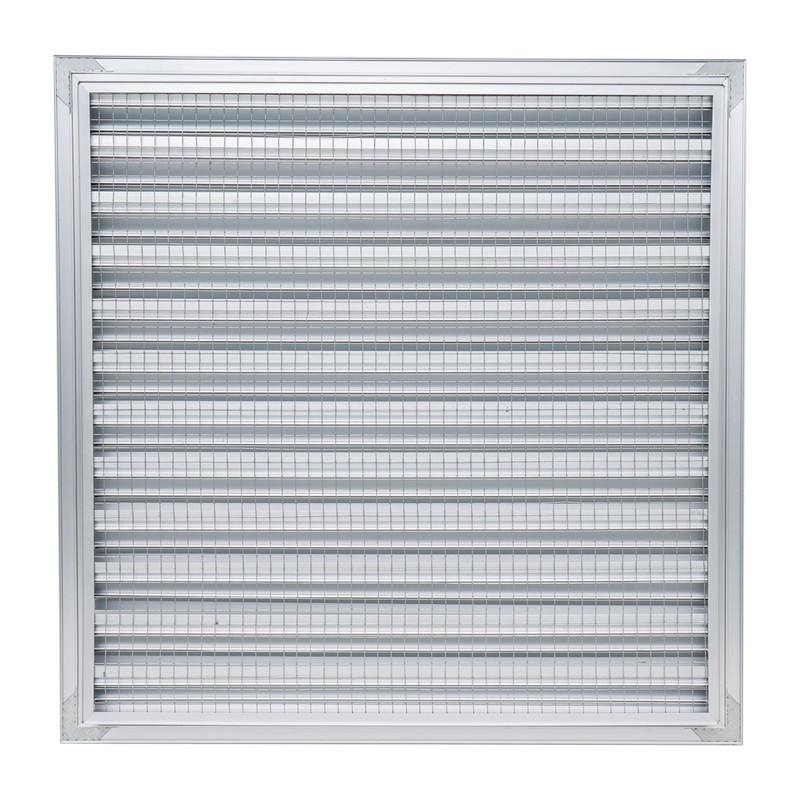 Fits 24x24 Wall Opening Anodized Aluminum Exterior Wall Vent by