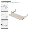 EUREKA ERGONOMIC Adjustable Keyboard Tray Under Desk, 28x11 Inch Large