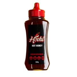 Hochi Hot Honey | Spicy Honey | Medium Heat | 500g | Drizzle it on pizza, roasted veggies, potatoes, chicken, fish, charcuterie, and more.