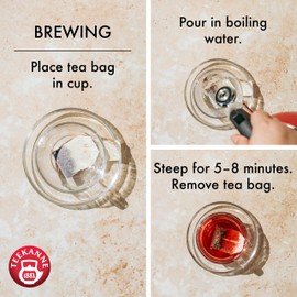 Teekanne Ginger Honey Tea Caffeine Free Naturally Flavored Sweety Honey & Spicy Ginger Herbal Tea with 20 Individually Wrapped Tea Bags Per Box Soothing Delicious Herbal Tea Pack of 2