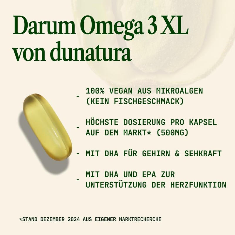 Dunatura Omega 3 Capsules - 56 Capsules - EPA &