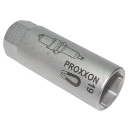 Proxxon 23395 Spark Plug Socket with Magnet 19 mm, Drive 12.5 mm (1/2).