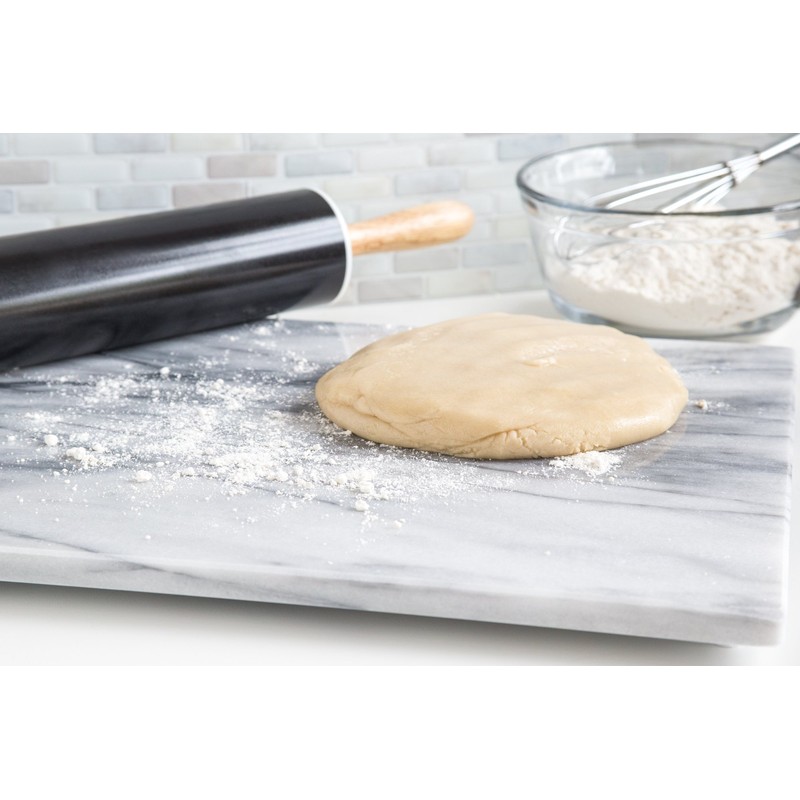 Fox Run 3829 Marble Pastry Board White, 16 x 20