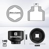 WORKPRO 28mm Oil Filter Socket Wrench, Oil Filter Removal Tool,