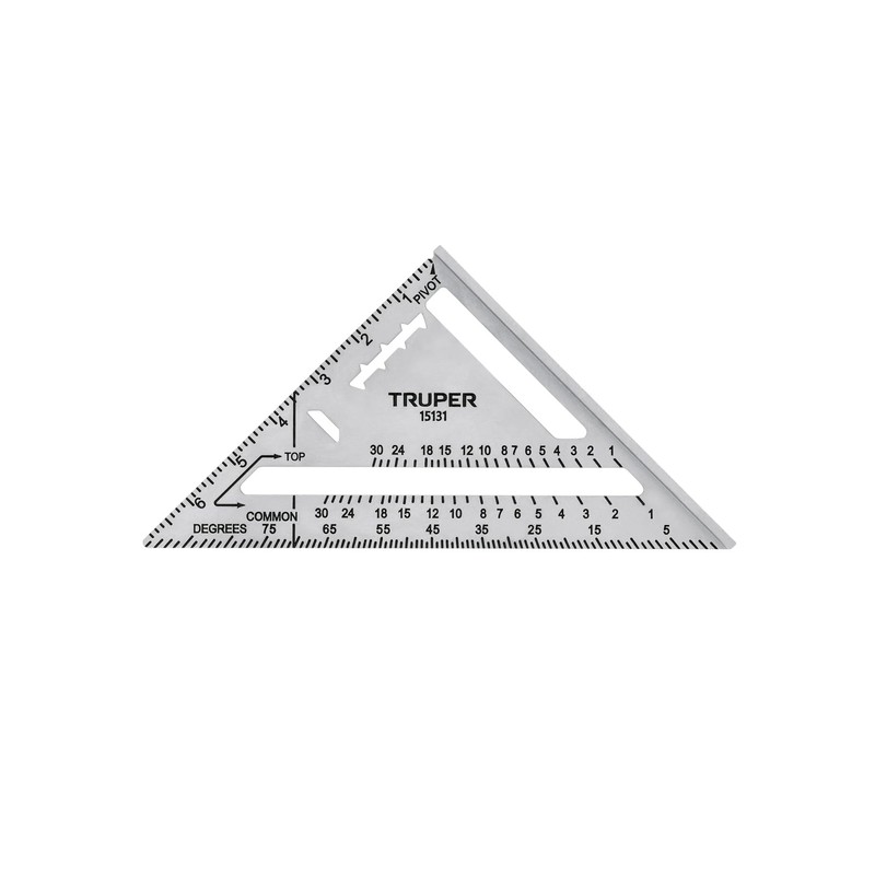 Truper ET-7A, Escuadra 7" de aluminio para muros de yeso