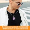 BEPSYOM Pack of 2 Necklace Cord Empty Stone Holder Adjustable