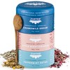 JusTea Herbal Tea Trio | Stacking Tins Variety Pack with