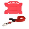 ALG ID Cards® Red ID Card Badge Holder - Red