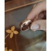 Aranato Pure Copper Ring Wide without Magnets 7 mm, Copper