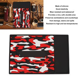 Barber Mat, Slip Resistant Barber Table Mats, Barber Organizer Mat, Station Organizer, Salon Barbershop Work Station Pads, for Beauty Salon Barbershop