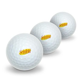 Seinfeld Logo Novelty Golf Balls 3 Pack