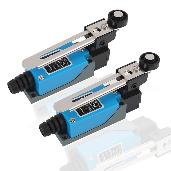 2 pieces ME-8108 limit switch, waterproof roller swivel lever, 1NC-1NO,