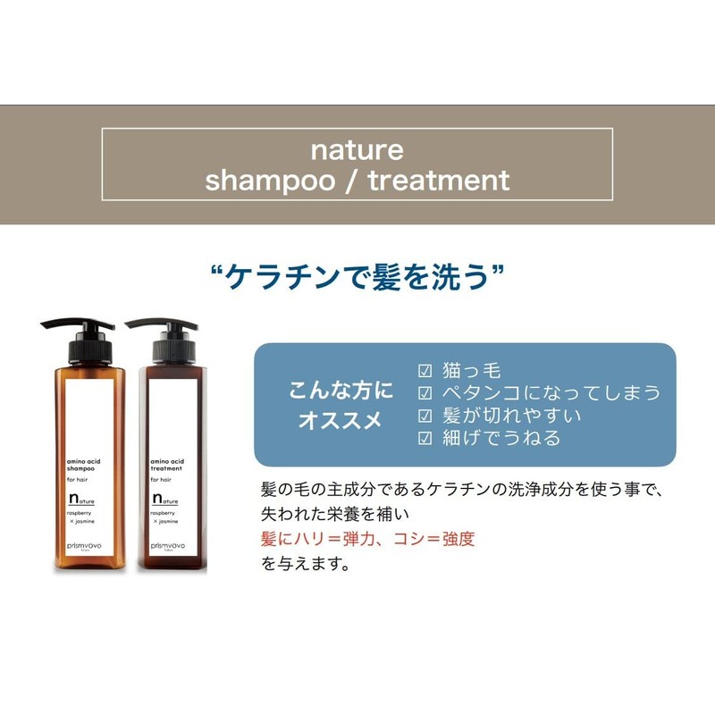 prismvovo Amino Treatment, Natural (Unisex), Refill, 17.4 oz (493 g)