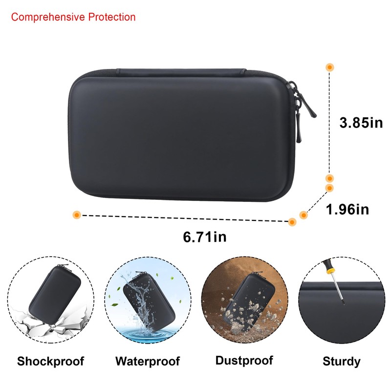 Elonbo Travel Accessory- Polaroid Hi-Print 2nd Gen Photo Printer Case,