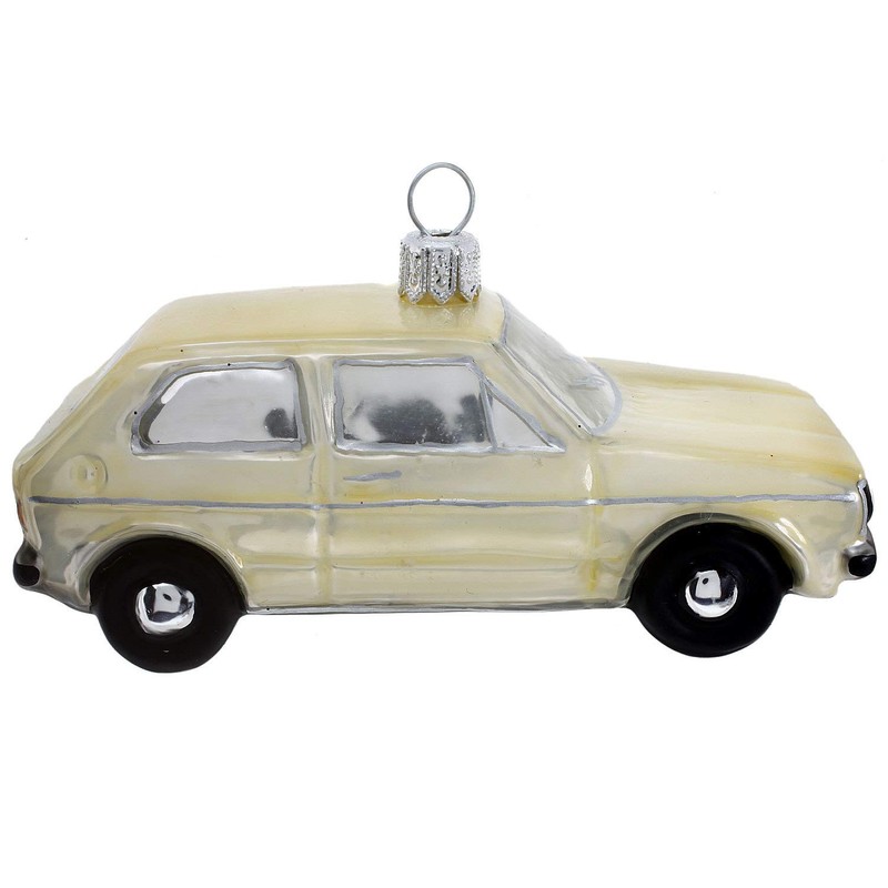 Hamburger Weihnachtskontor - Christmas Tree Decoration VW Golf (White)