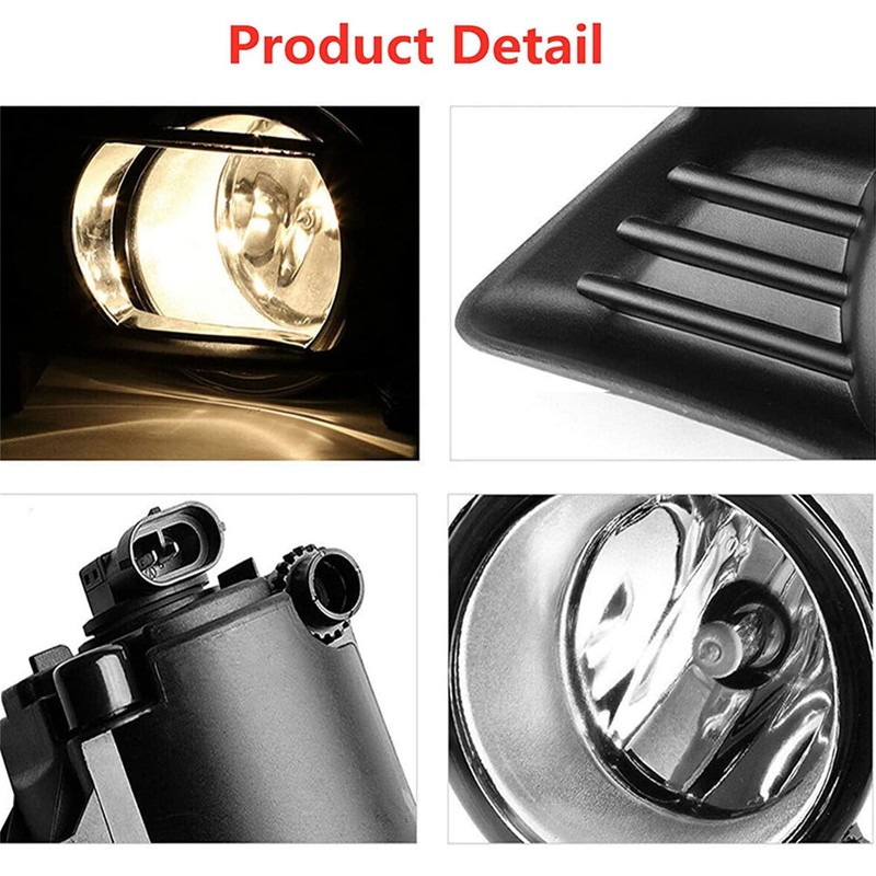 SEBLAFF 2-Pack Fog Light Assembly Left and Right Side with