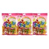Funny Hippo Jelly Straws, Assorted Natural Fruit Flavors 12 Pieces