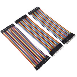GTIWUNG 240pcs Breadboard Jumper Dupont Wire Cable Kit Male-Female Male to Male Female Jumper Wire 20CM 40-pin Jump Wire Multicolor Dupont Wire 1P-1P 20cm Breadboard Jumper Wire 6pcs Set