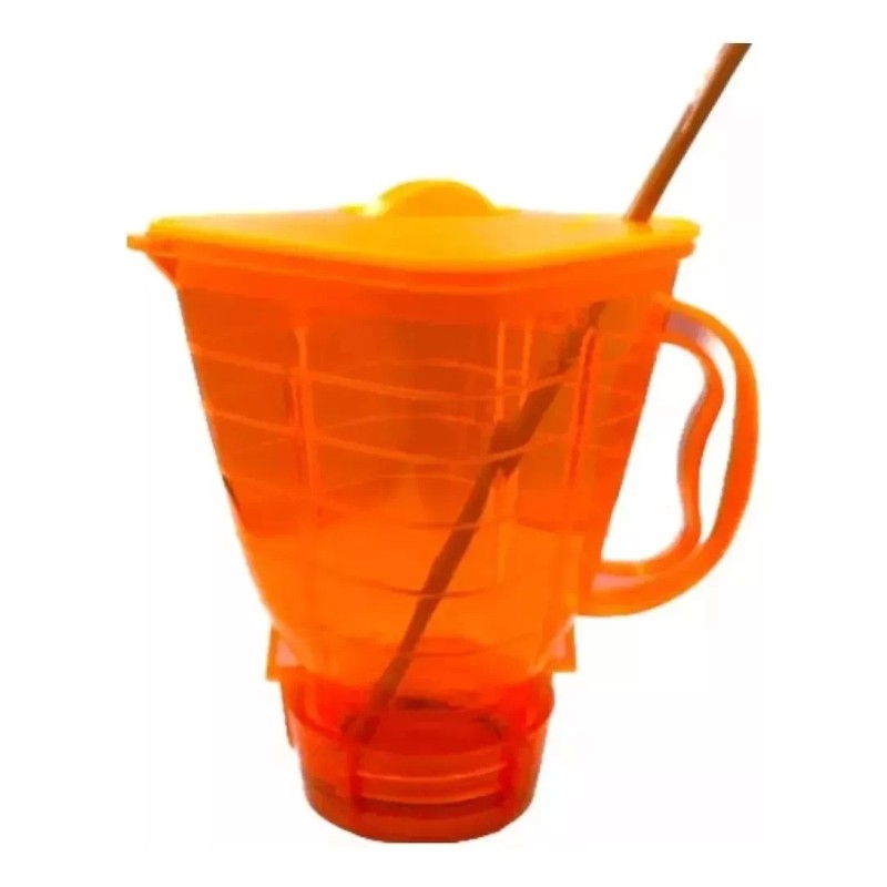 GS 2 Vasos Licuachela Mini 750 Ml Fiesta P/bebidas Colores