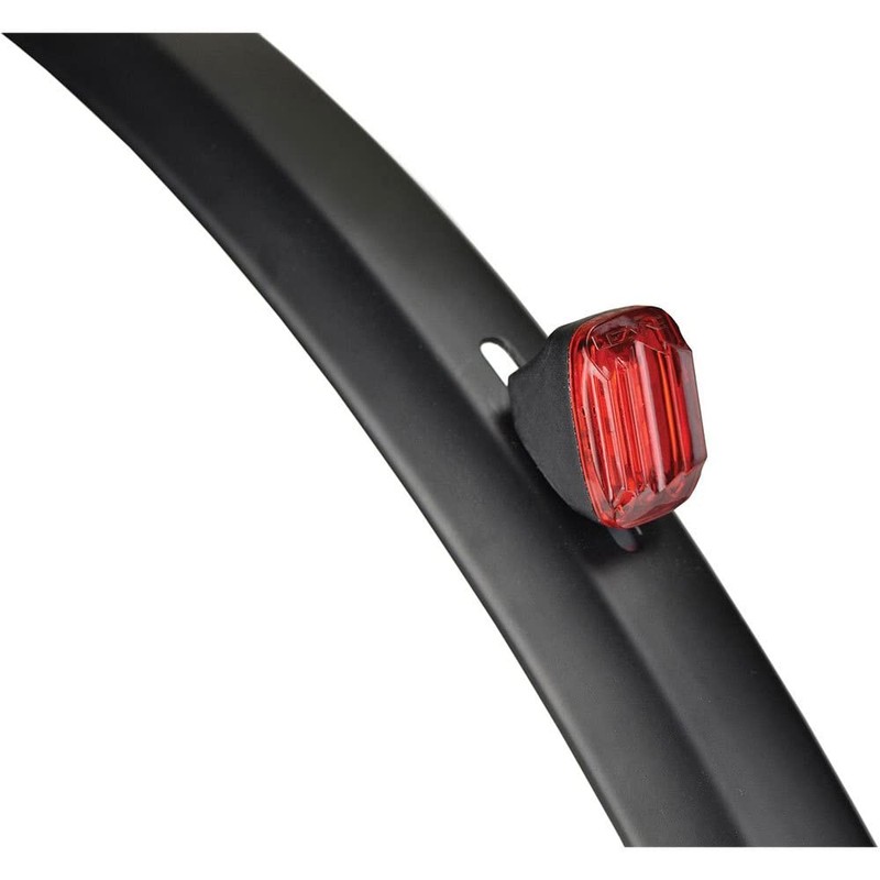 Lezyne Fender STVZO Black Glossy Red Light, 1-LED ERFNDST-V1 E-bike
