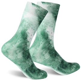 RANDY SUN Ultra Thin Waterproof Socks for Men Women, Outdoor Hiking Trekking Camping Socks, Green, Small