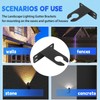 Landscape Lighting Gutter Brackets, for WAC Landscape Lighting Mount -