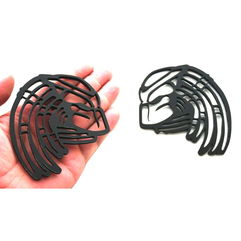 2Pcs Predator Emblems Car Badge, Custom 3D Exterior Automotive Accessories,