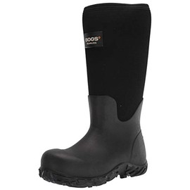 Bogs Men's Workman 17-Inch Composite Toe Rainboot Rain Boot, Black, 10
