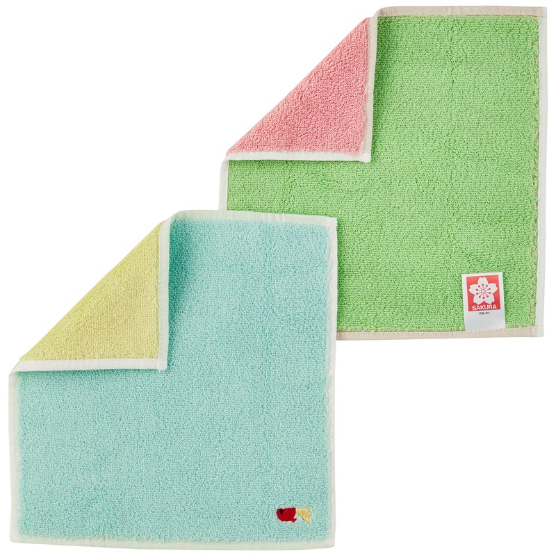 Stylem Takisada-Osaka Sakura Crepas Crepas Towel Towel Set Cotton Pink