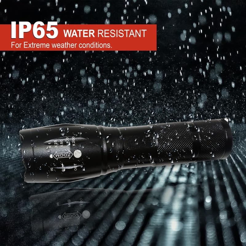 SRV Hub LED Tactical Flashlight - Military Grade Xmas Flashlights