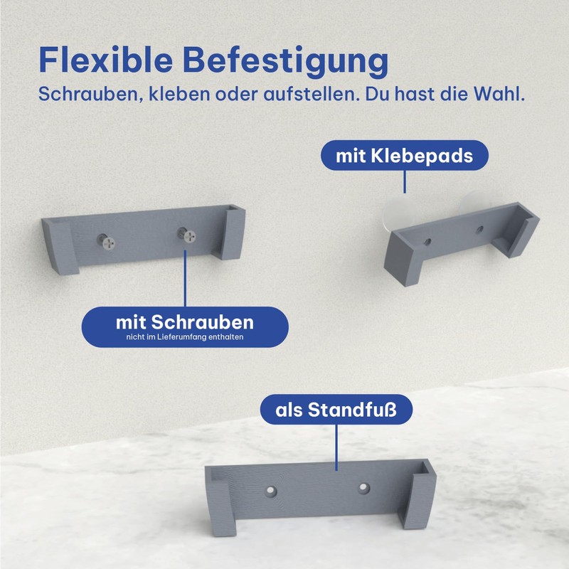 Wall Mount Suitable for TP-Link M7450 M7650, Gluing or Screws,