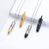 Yinplsmemory Cremation Jewelry Deer Bullet Pendant Urn Necklace for Ashes