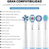 Cabezales de Repuesto para Oral B, 16 Unidades, Cerdas Extra